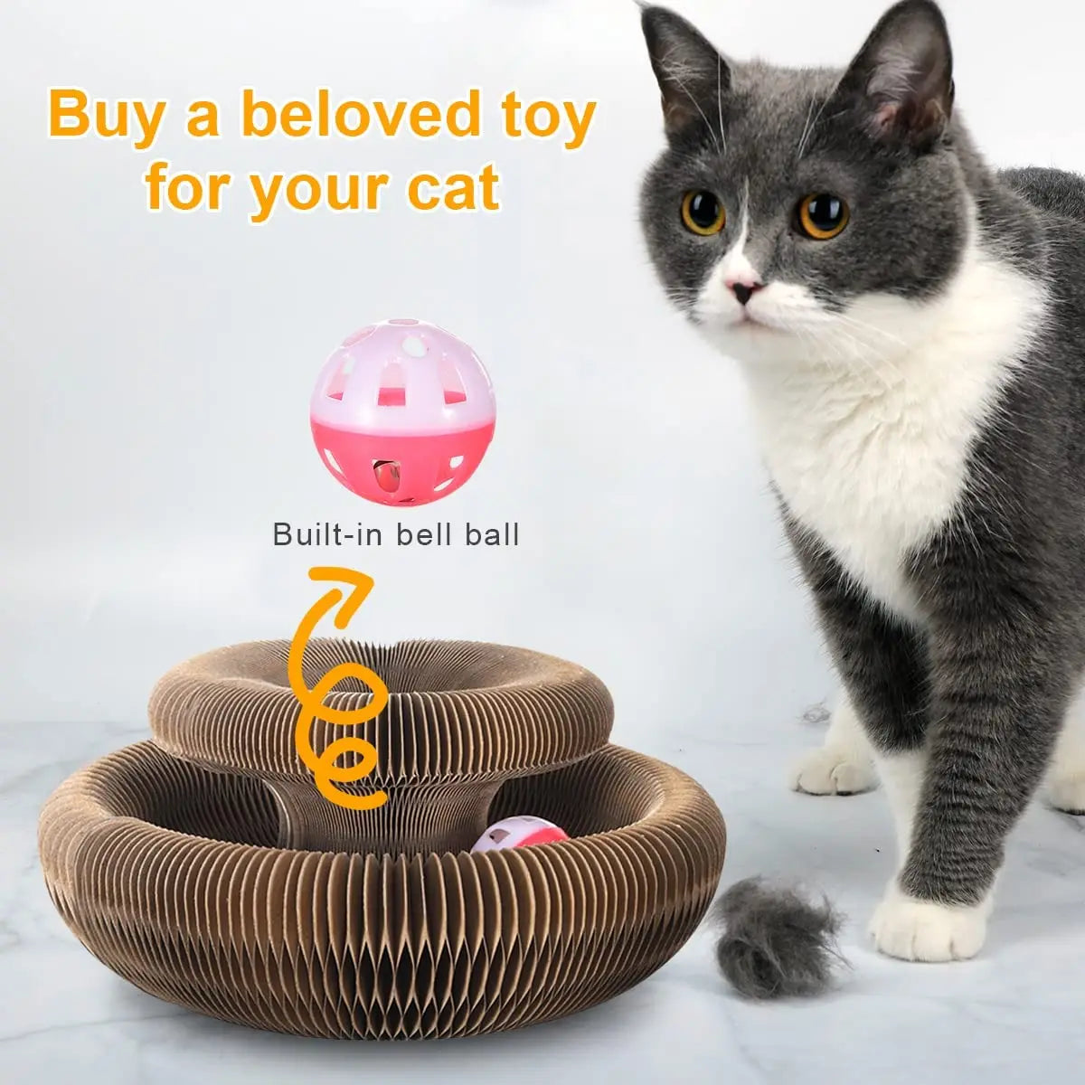 Modular Scratching Post with integrated ball