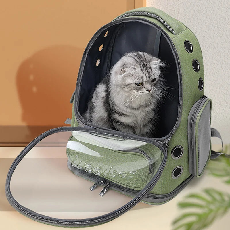 Transparent Travel Backpack for Cats
