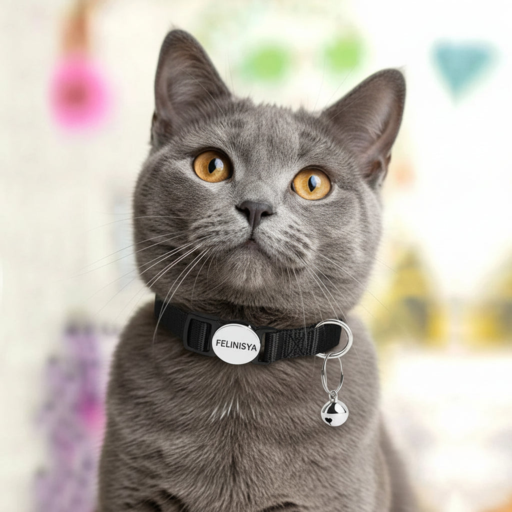 Personalised Printed Adjustable Cat Collar