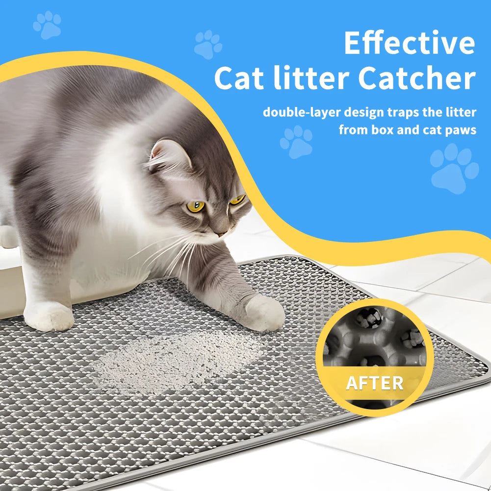 Tapis de litière en nid d'abeille Felinisya