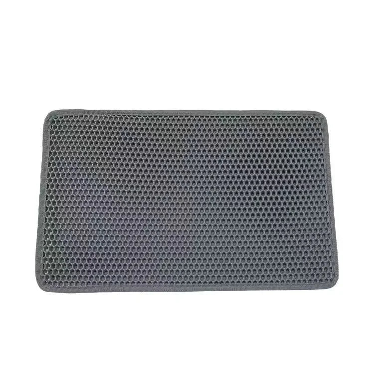 Tapis de litière pour chat double couche - Piège les dégâts. 