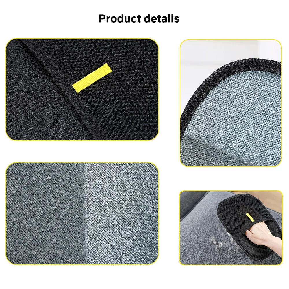 Gentle Pet Hair Remover Gloves & Scraper